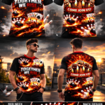 Together We Rise – All-over Print Unisex T-shirt