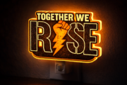 Together We Rise - Custom Shape Photo Night Light Box - Image 2